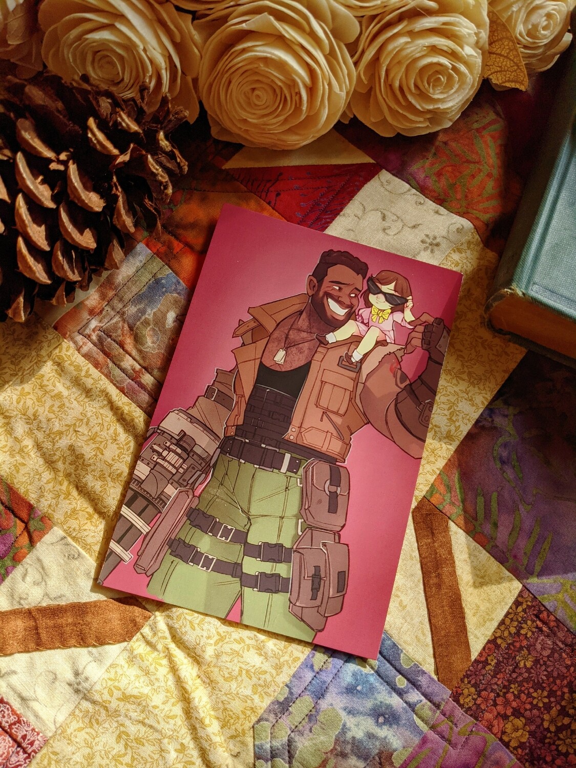 FFVIIR: Barret and Marlene Print, Options: 4x6 Gloss