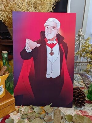 Dracula Dead and Loving It Print