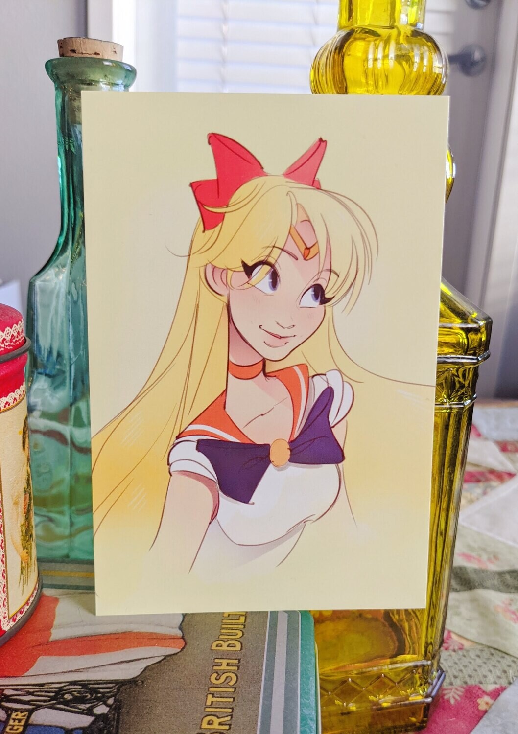 Sailor Moon: Venus Print, Options: 4x6 Gloss