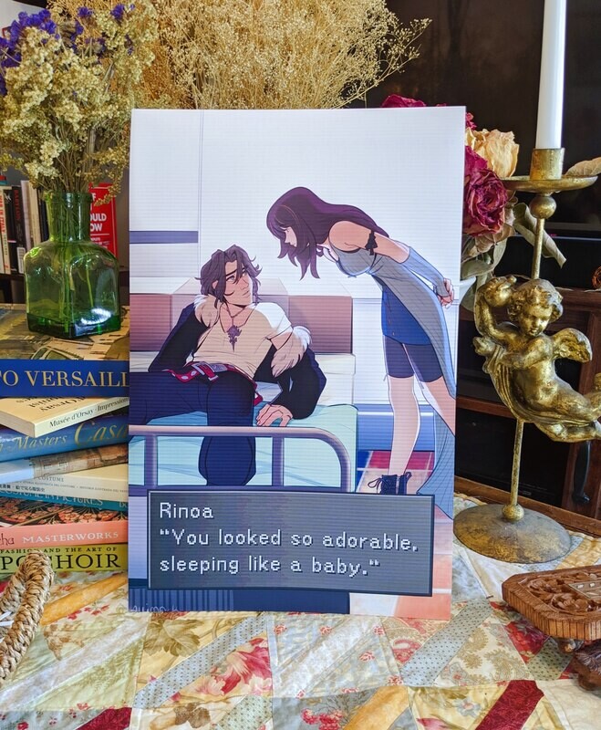 FFVIII: Rinoa and Squall Print