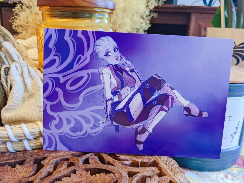 Mass Effect: Liara Print, Size: 4x6 Gloss