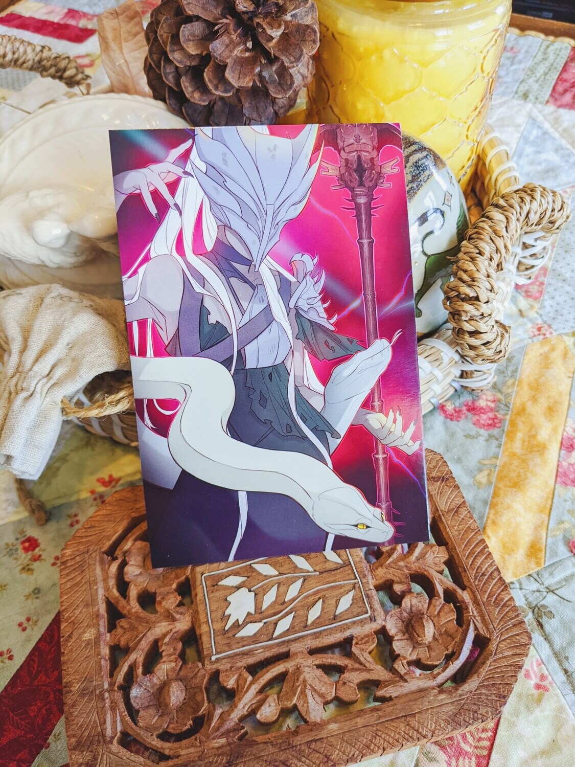 TES: Daedric Princes- Vaermina, Sizes: 4x6 Gloss