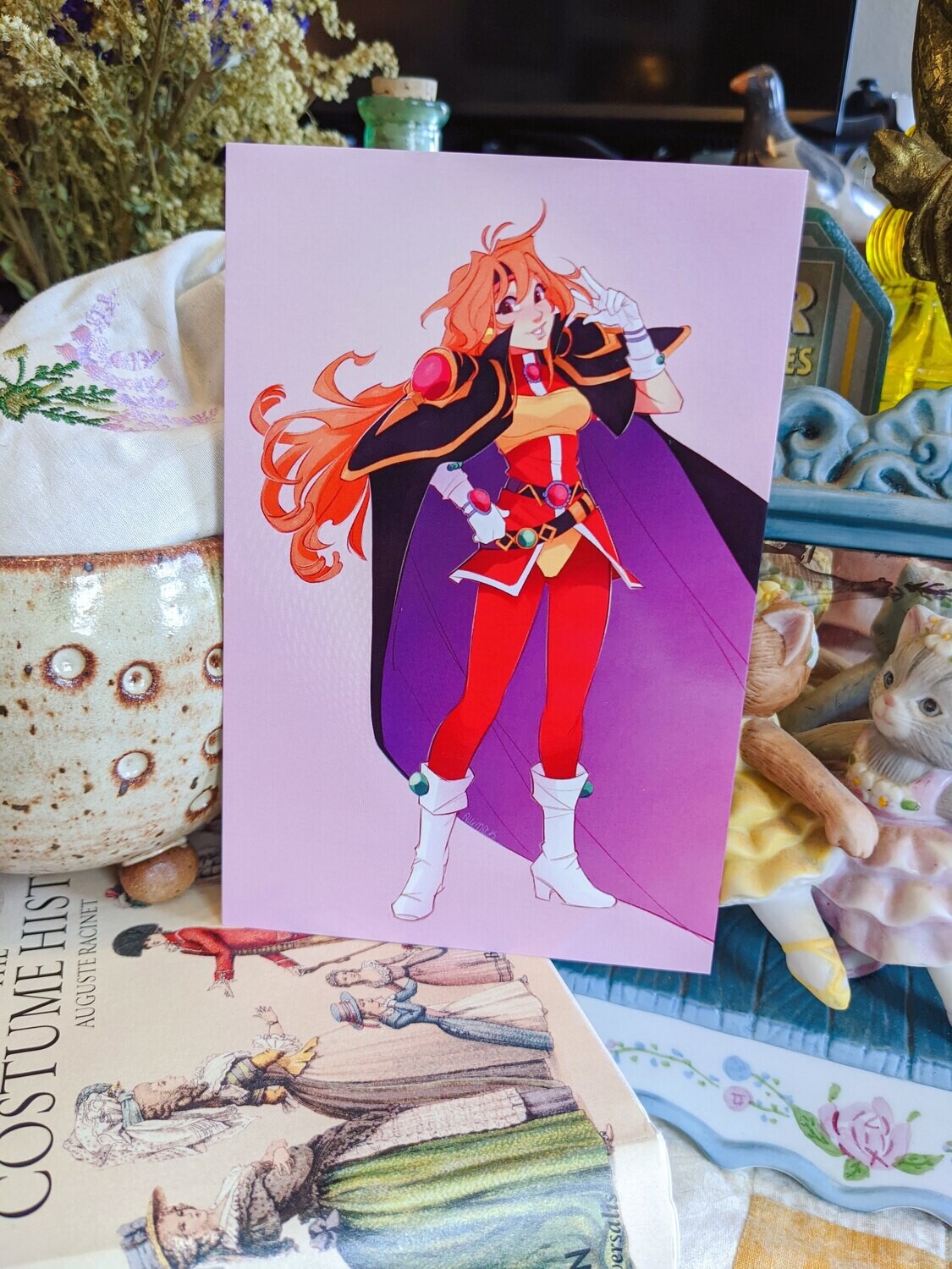 Slayers: Lina Inverse Print, Sizes: 4x6 Gloss