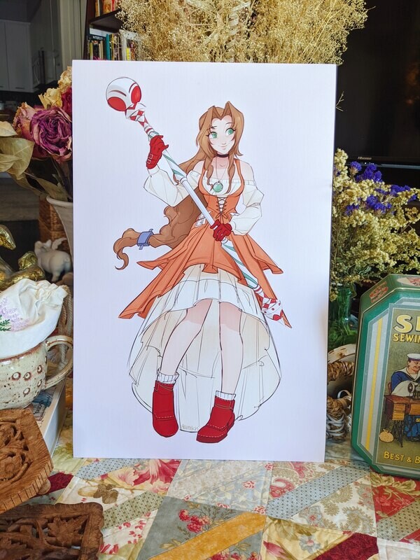 FFVII Ever Crisis: Garnet Aerith Print