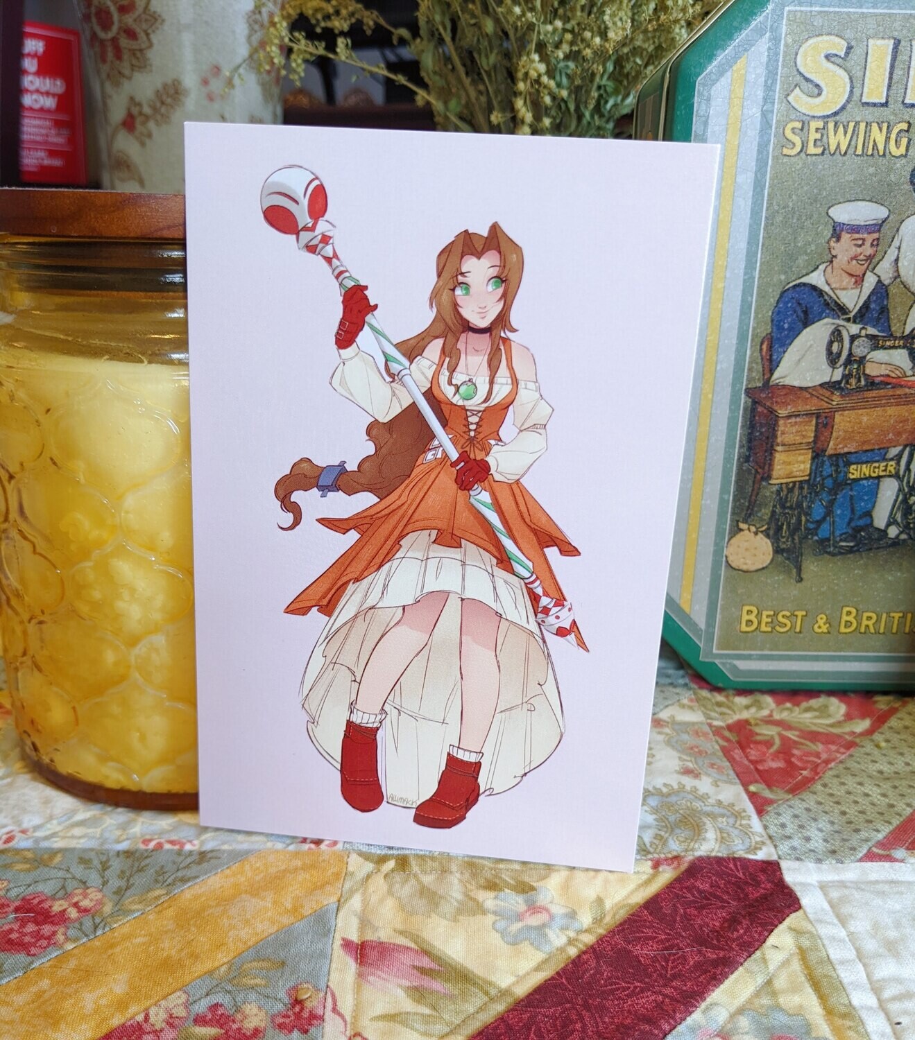 FFVII Ever Crisis: Garnet Aerith Print, Sizes: 4x6 Gloss