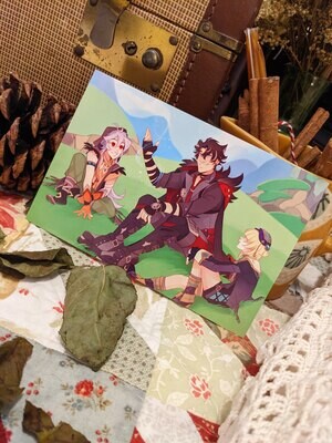 Genshin Impact: The Mentor Print