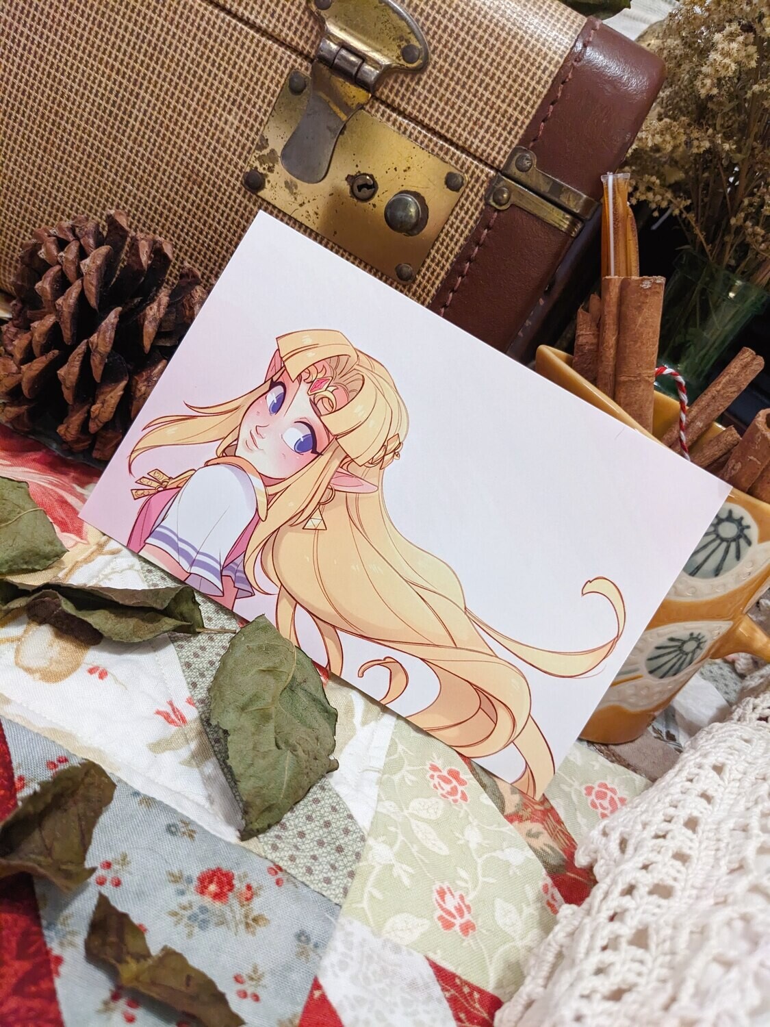 Zelda: SSBU Print, Sizes: 4x6 Gloss