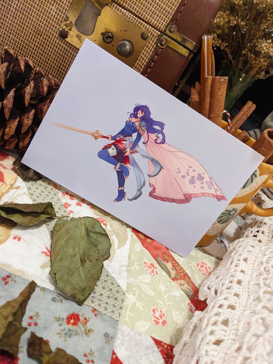 Fire Emblem: Lucina x FF6 Print, Sizes: 4x6 Gloss