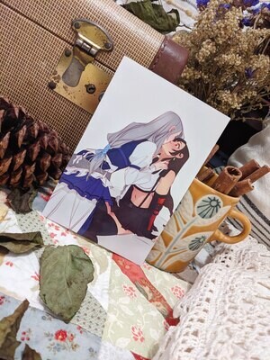 FFVIIR/FFXVI: A Kiss Print