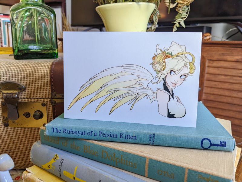 Overwatch: Springtime Mercy Print