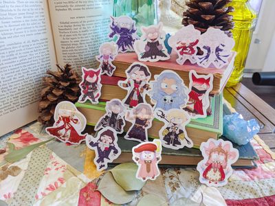 Chibi Fantasy Stickers: XIV