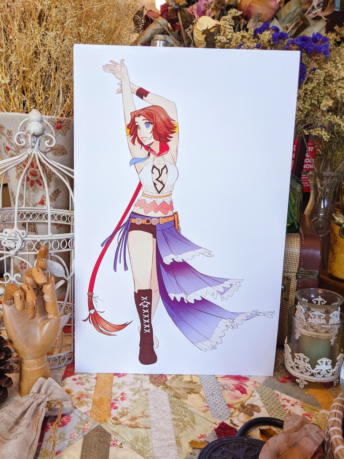 Final Fantasy X-2: Yuna Print, image size:1125x1500