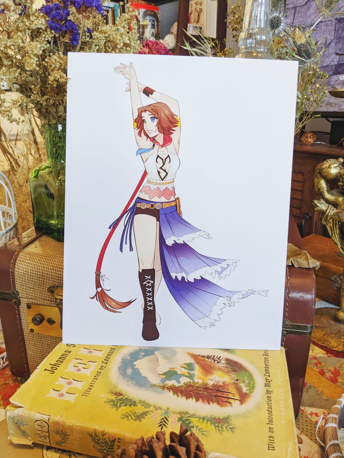 Final Fantasy X-2: Yuna Print, image size:1125x1500