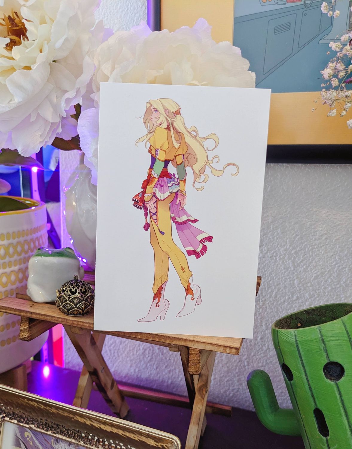 Final Fantasy VI: Celes Print, Sizes: 4x6 Gloss