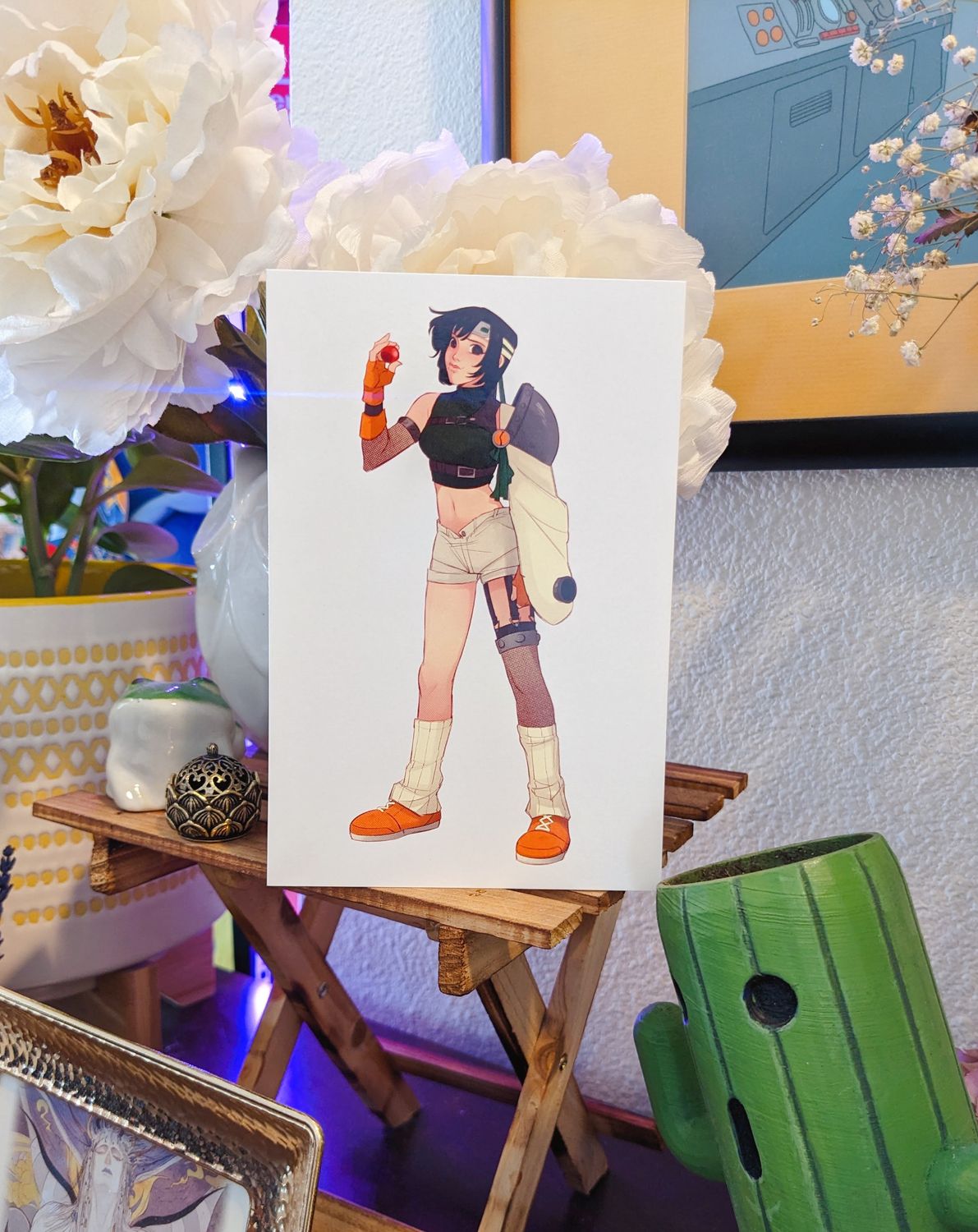 Final Fantasy VII: Yuffie Print, Sizes: 4x6 Gloss