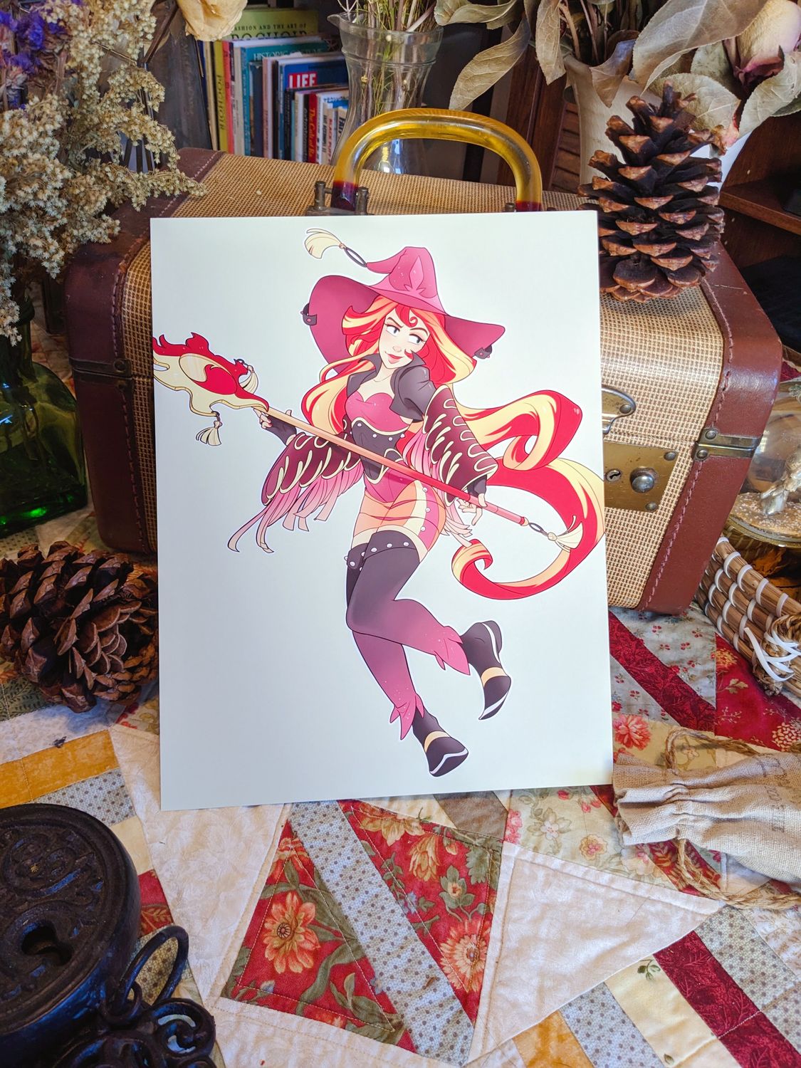 MLP: Black Mage Sunset Shimmer Print
