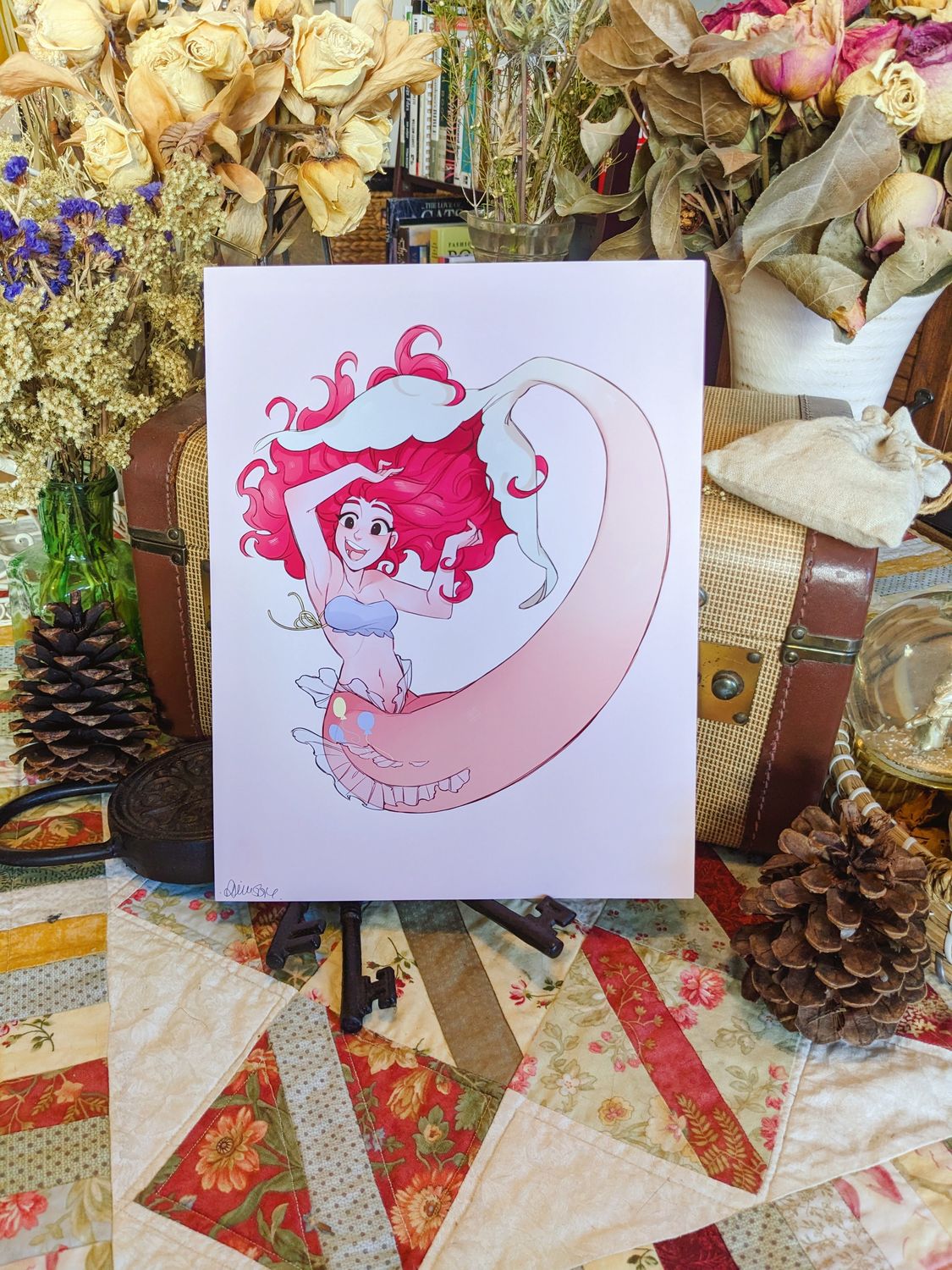MLP: Maremaid Pinkie Pie Print, Size: 4x6 Gloss