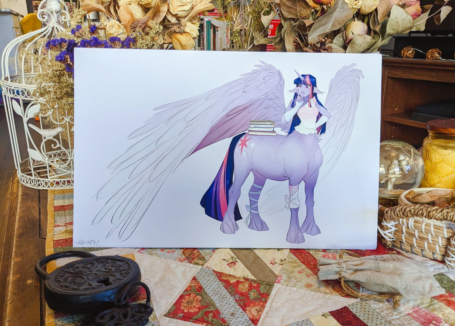 MLP: Centaur Twilight Sparkle Print, Size: 4x6 Gloss