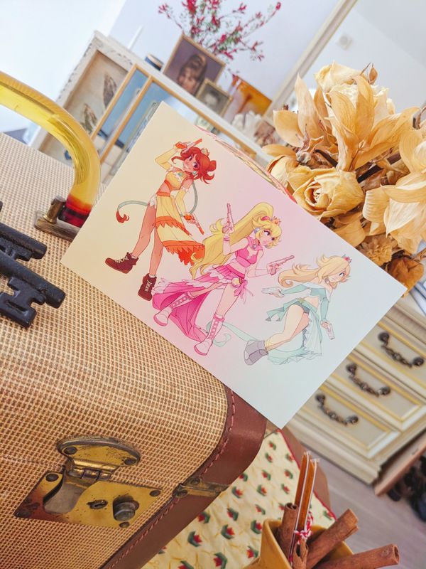 Mario Princesses: Gunners Prints