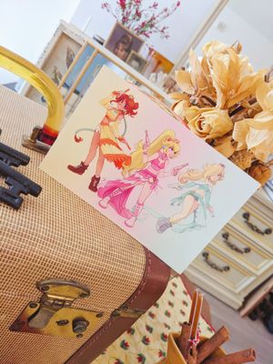 Mario Princesses: Gunners Prints
