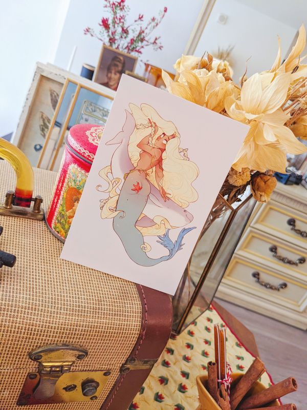 Porpoise Princess Print