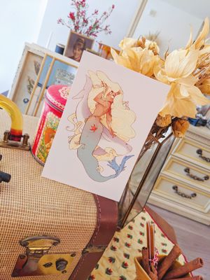 Porpoise Princess Print