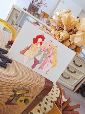 Mario Princesses: Girls Day Out Print