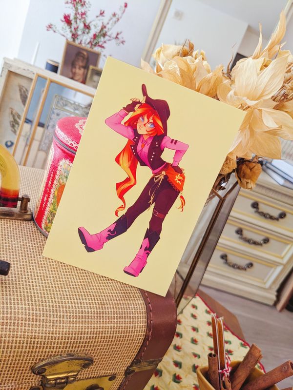 MLP: Cowgirl Sunset Shimmer Print