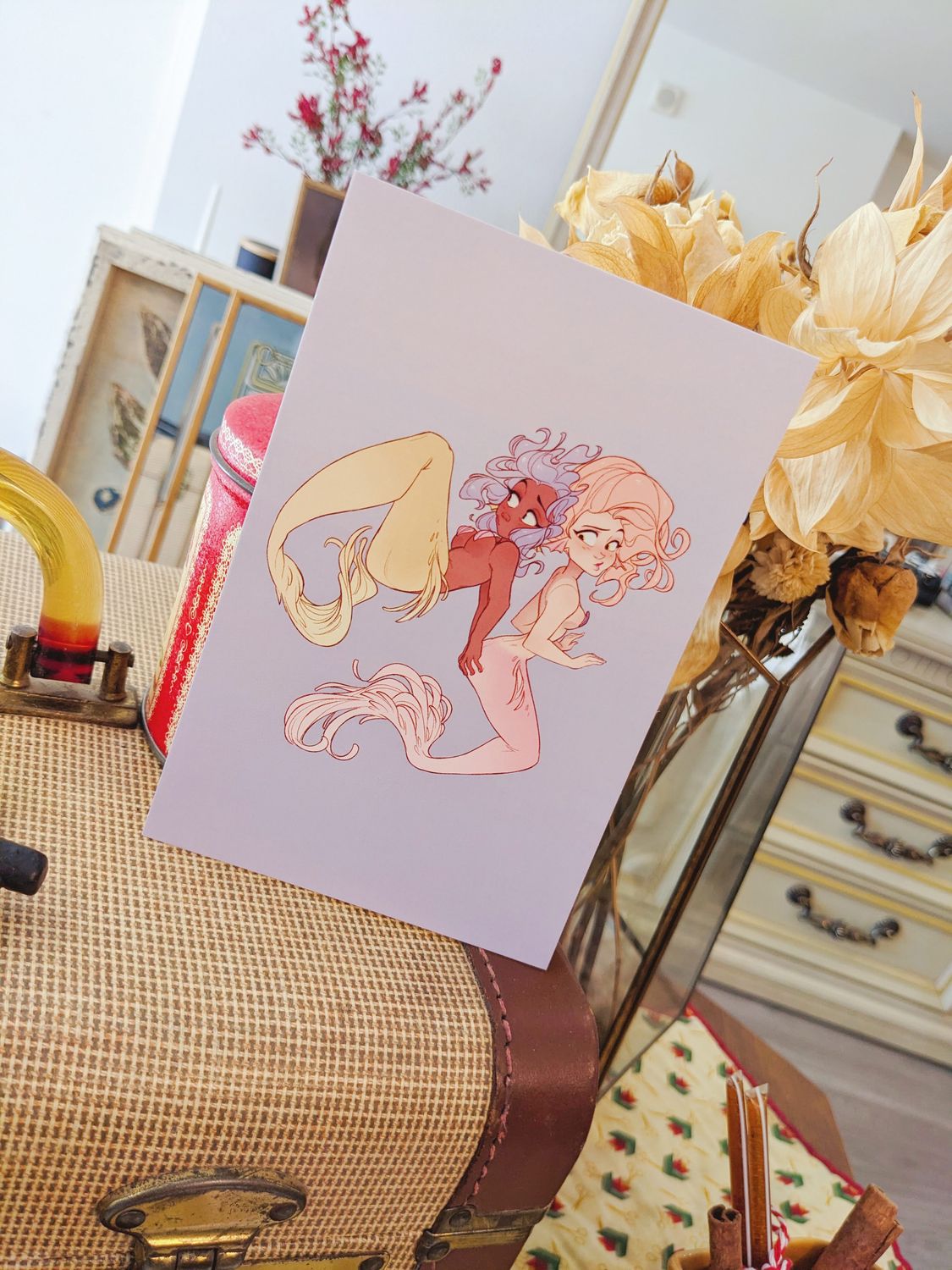 Woopsie! Mermaids Print, Sizes: 4x6 Gloss