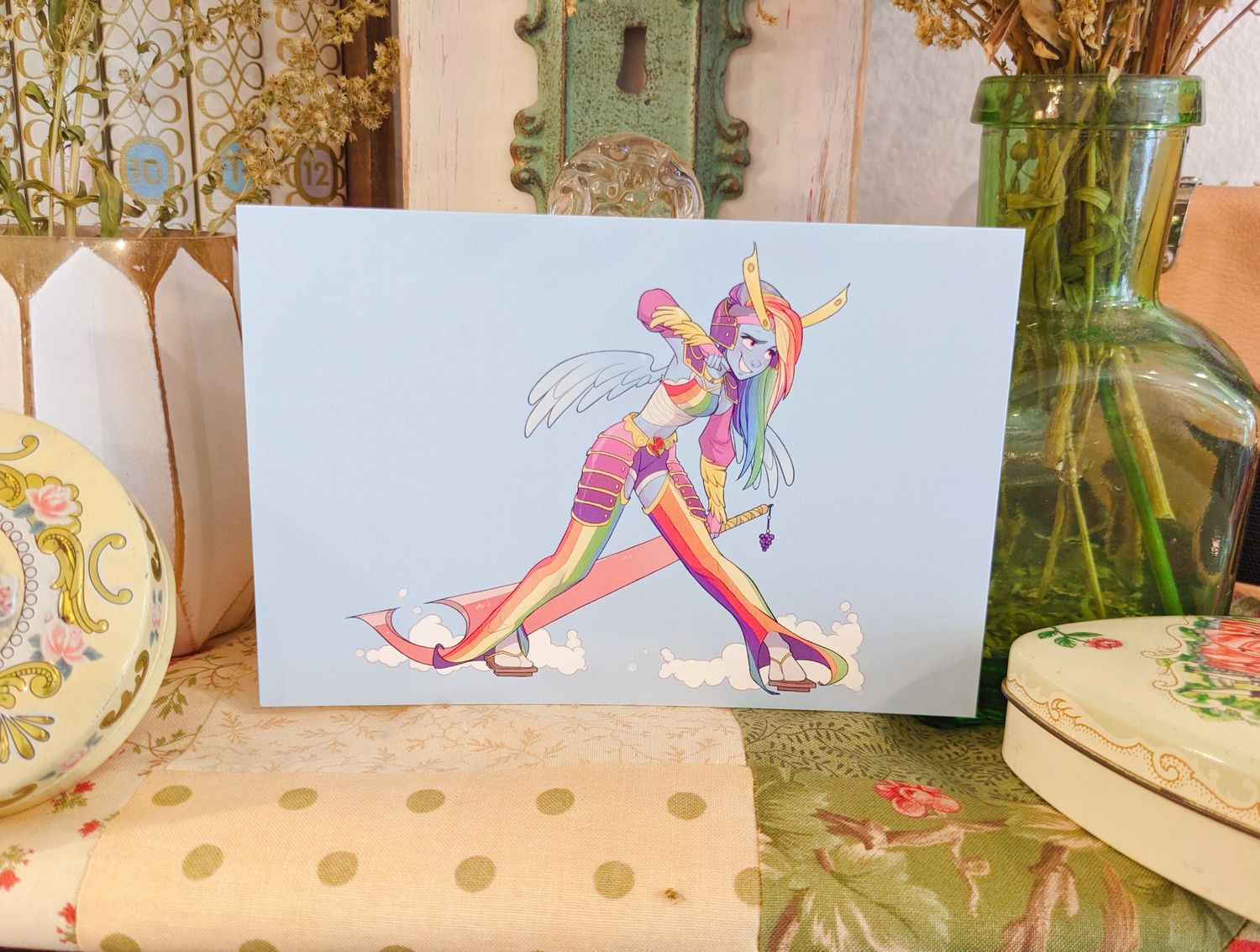 MLP: Samurai Rainbow Dash Print
