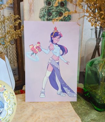 MLP: Gun Mage Twilight Sparkle Print