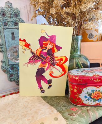MLP: Black Mage Sunset Shimmer Print