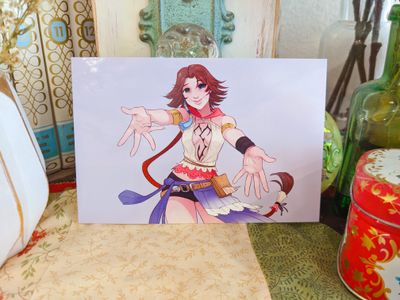 Final Fantasy X-2: Yuna Hug Print
