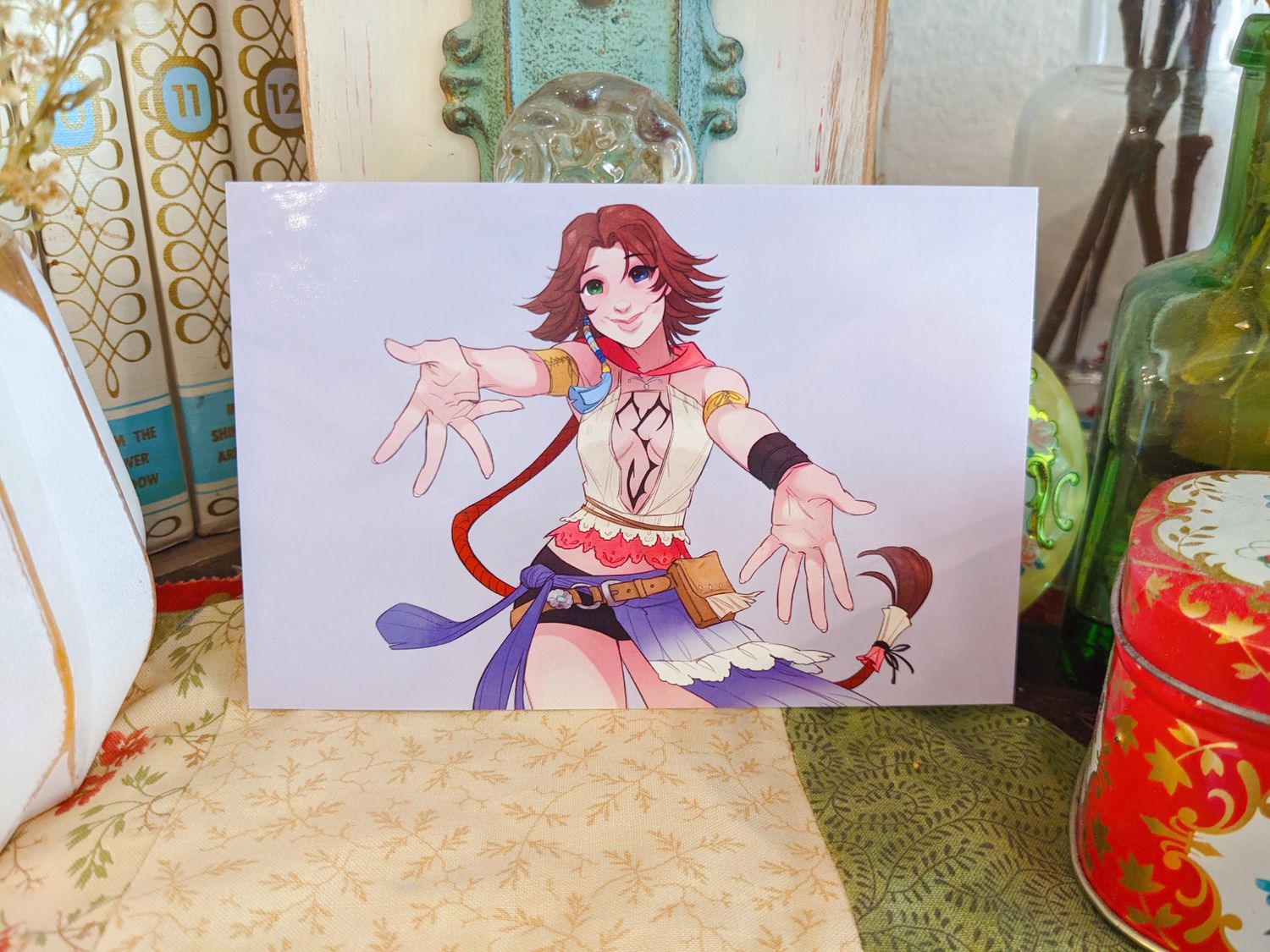 Final Fantasy X-2: Yuna Hug Print, Sizes: 4x6 Gloss