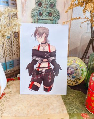 Final Fantasy X-2: Paine Hug Print