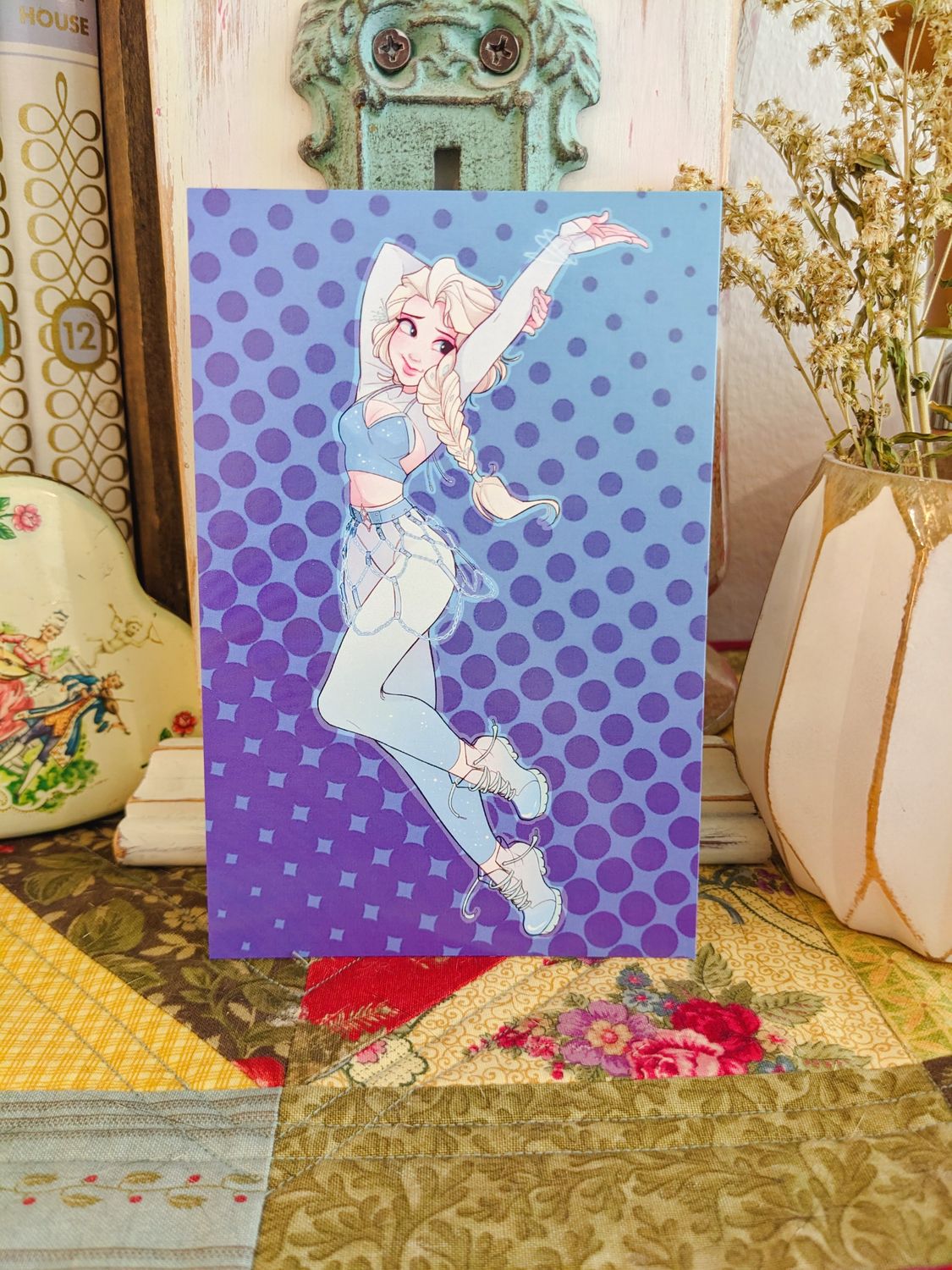 Raver Elsa, Size: 4x6 Gloss