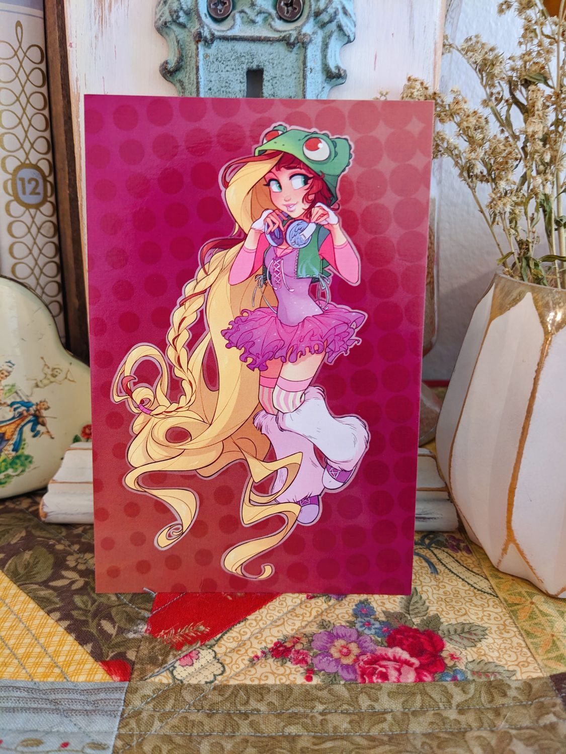 Raver Rapunzel, Size: 4x6 Gloss