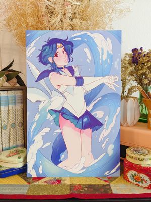 Sailor Moon: Super Sailor Mercury Print