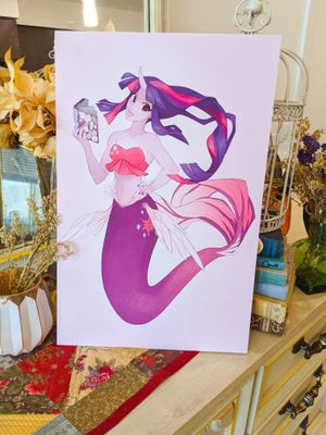 MLP: Maremaid Twilight Sparkle Print