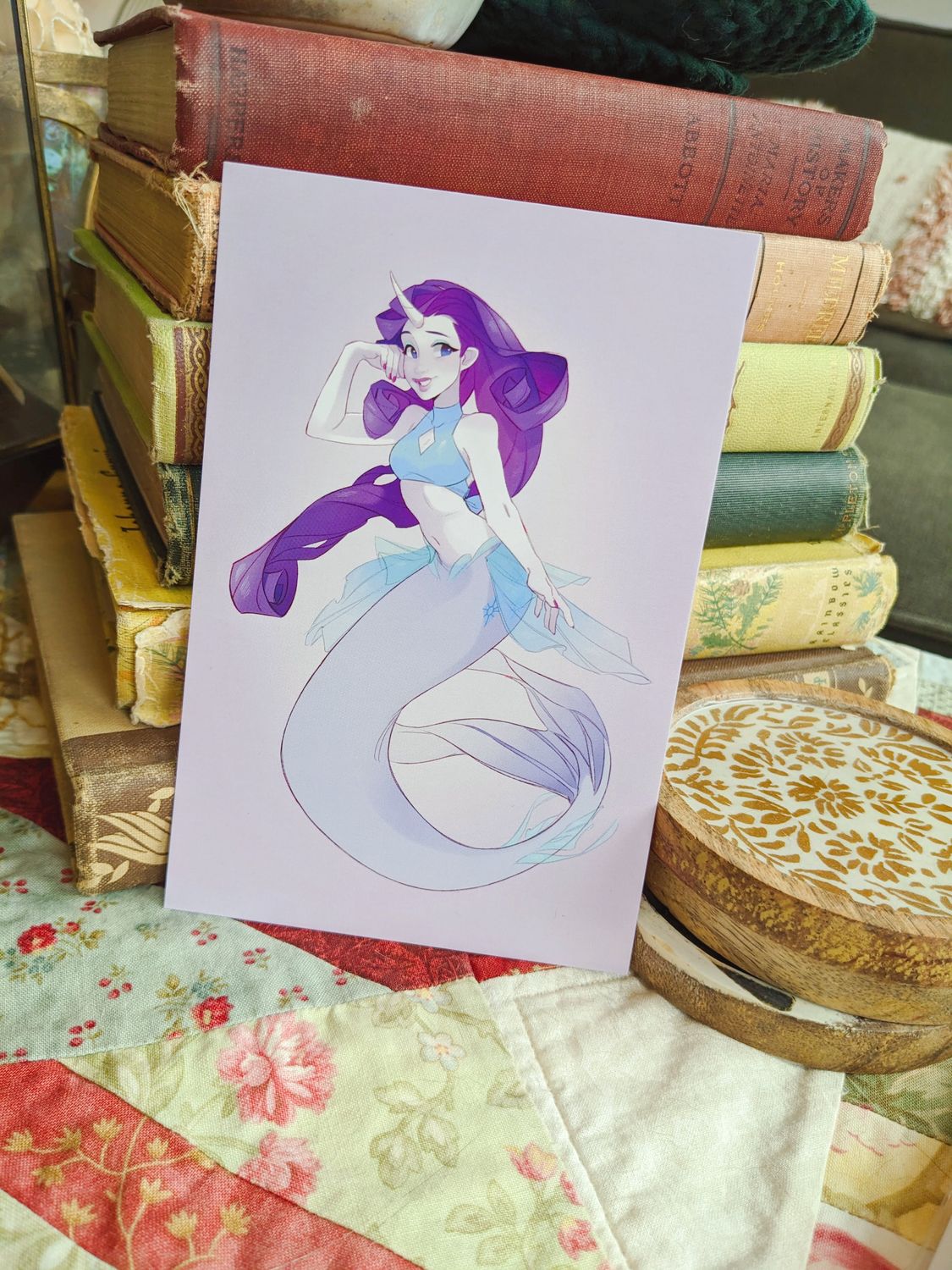 MLP: Maremaid Rarity Print, Size: 4x6 Gloss