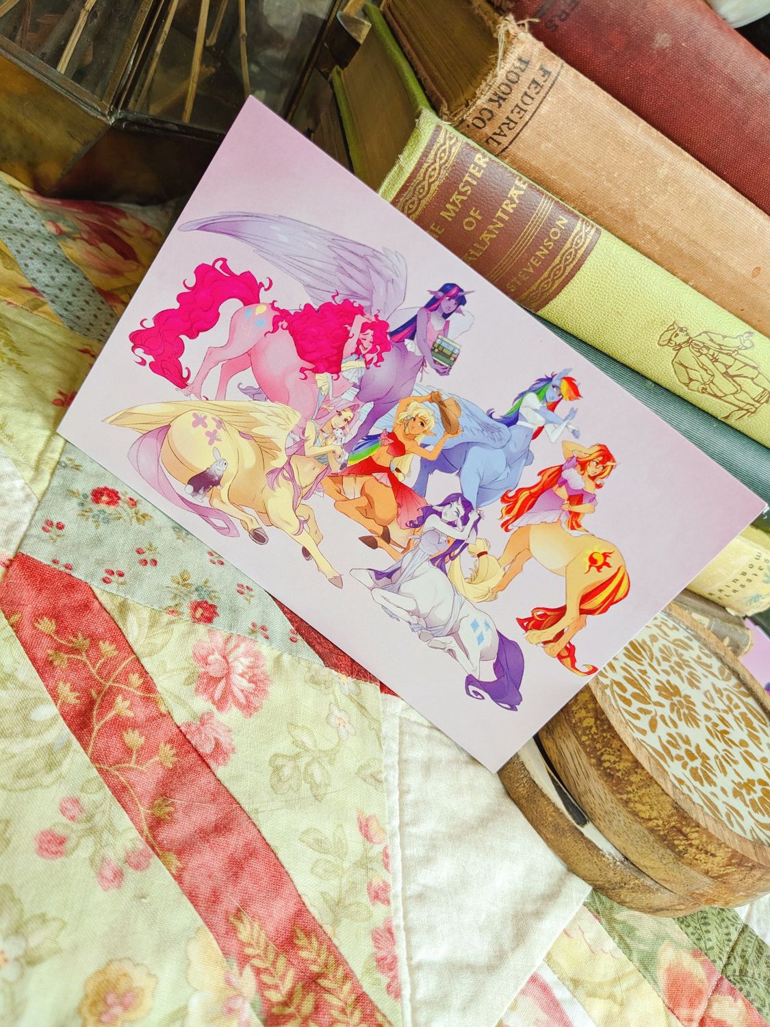 MLP: My Little Centaur Group Print, Size: 4x6 Gloss