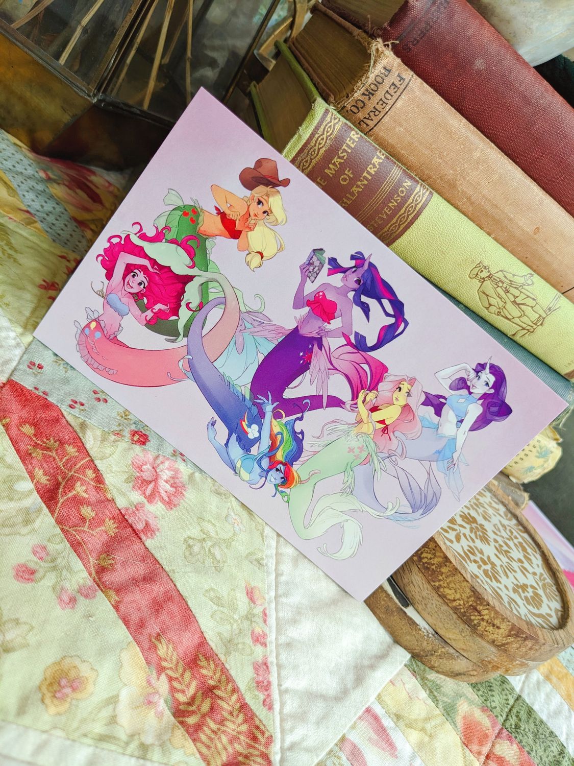 MLP: My Little Maremaid Group Print, Size: 4x6 Gloss
