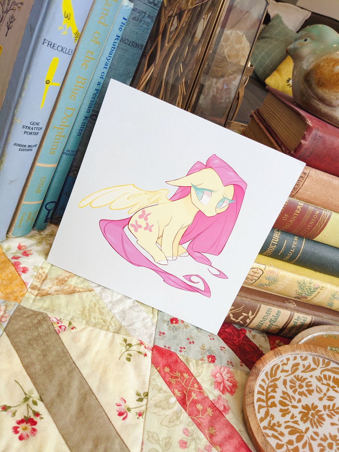 MLP: Fluttershy Print, Size: 6x6 Single