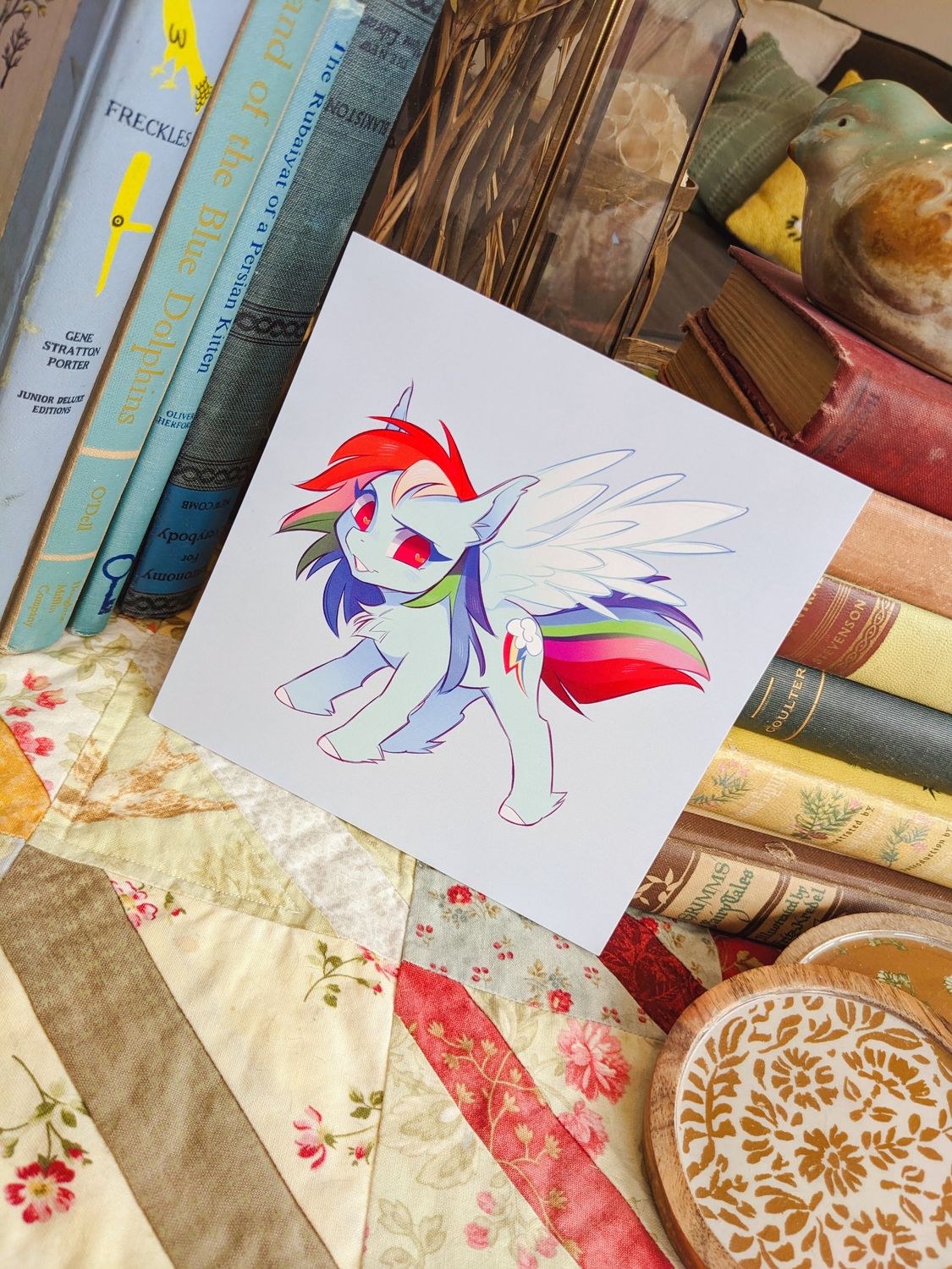 MLP: Rainbow Dash Print, Size: 6x6 Single