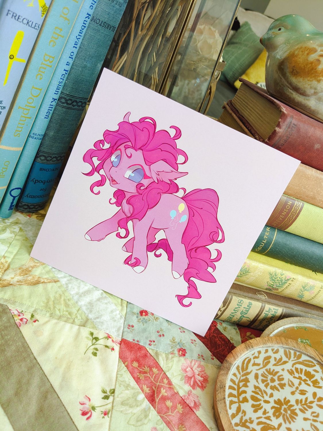 MLP: Pinkie Pie Print, Size: 6x6 Single