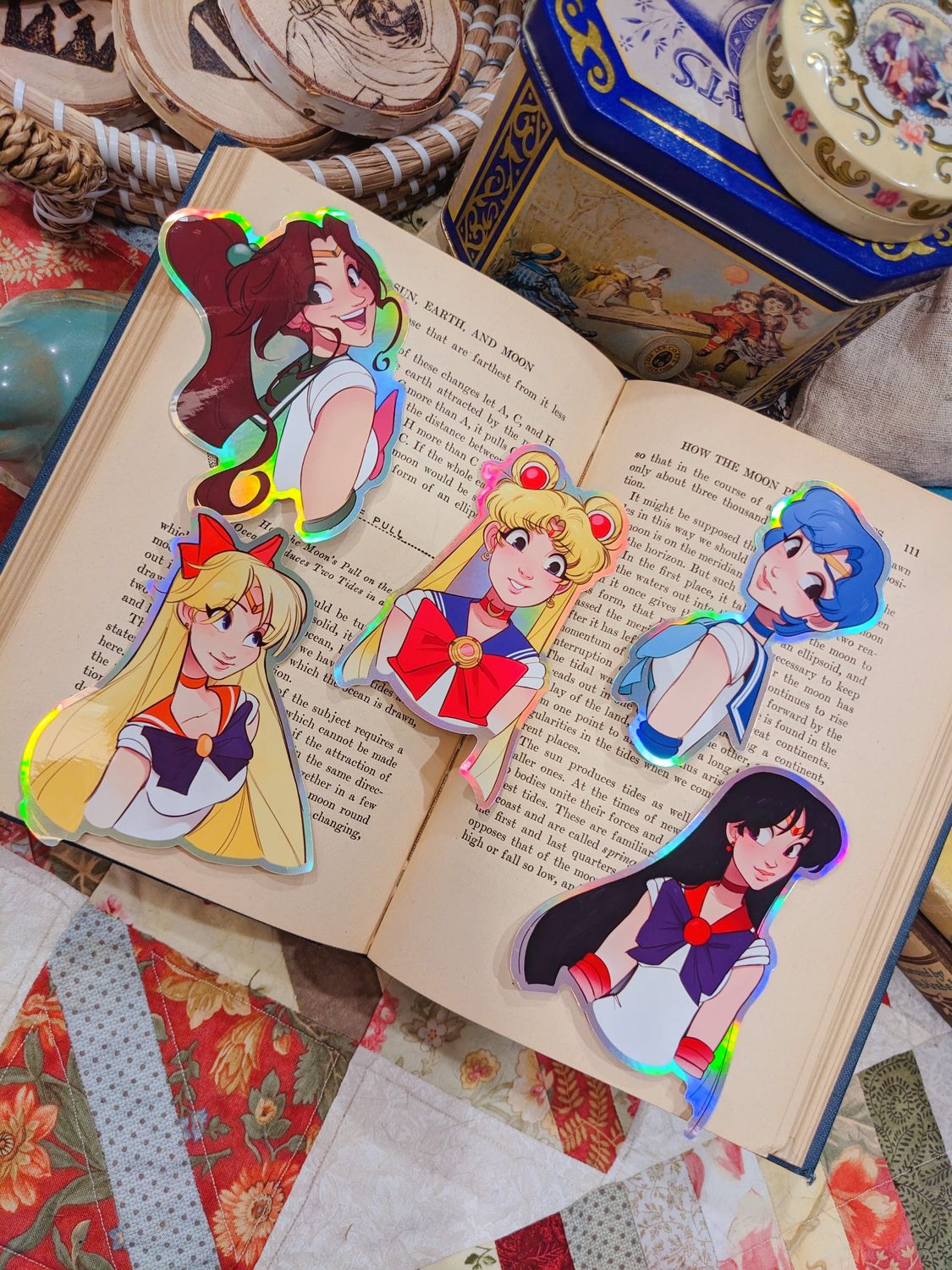 Sailor Moon Holographic Stickers