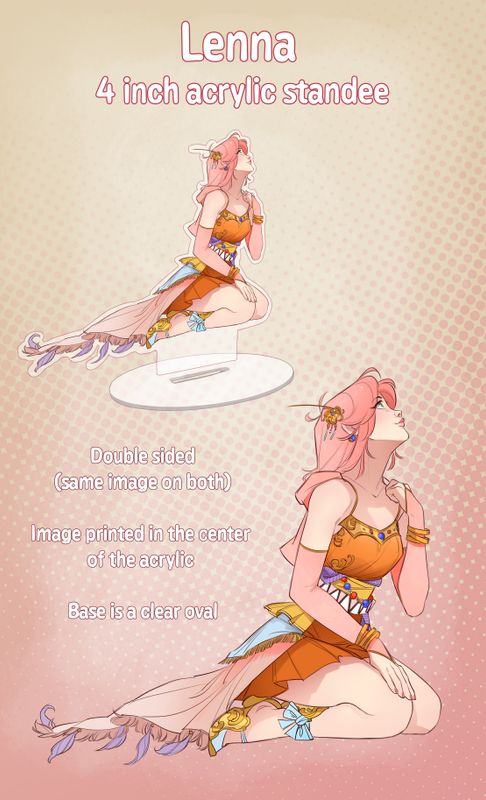 FF V: Lenna Acrylic Standee PRE-ORDER