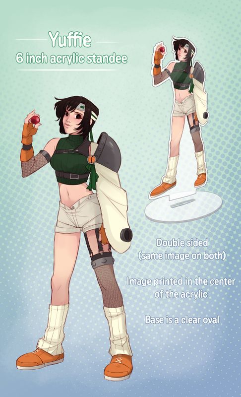FF VII: Yuffie Acrylic Standee PRE-ORDER