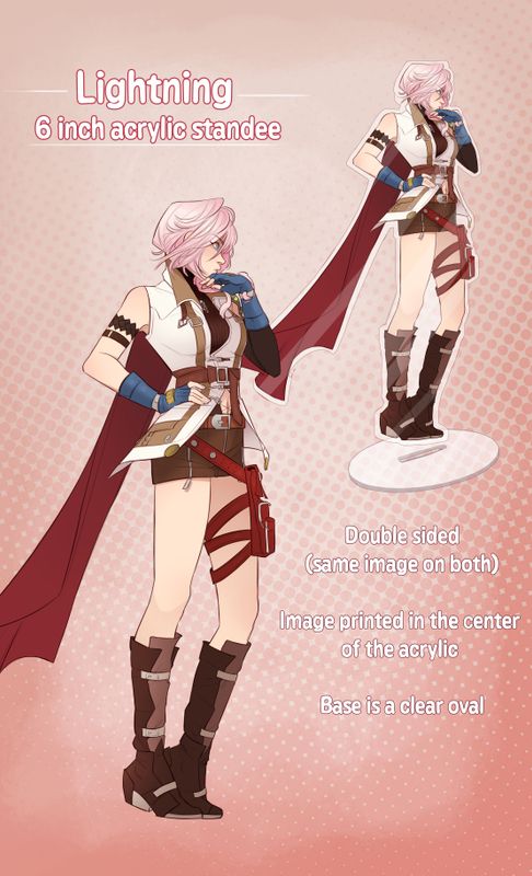 FF XIII: Lightning Acrylic Standee PRE-ORDER