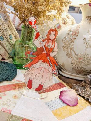 FF VII EC: Garnet!Aerith Acrylic Standee